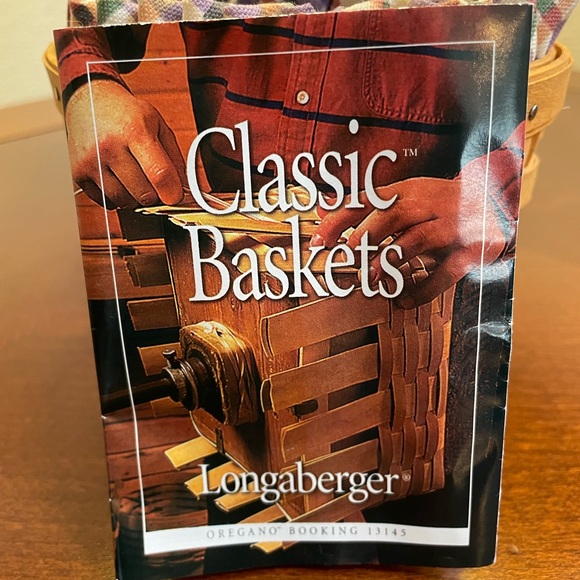Longaberger Baskets Tea & Oregano like new condition - Picture 8 of 8